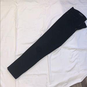 J. Crew high rise black, straight leg skinny jean